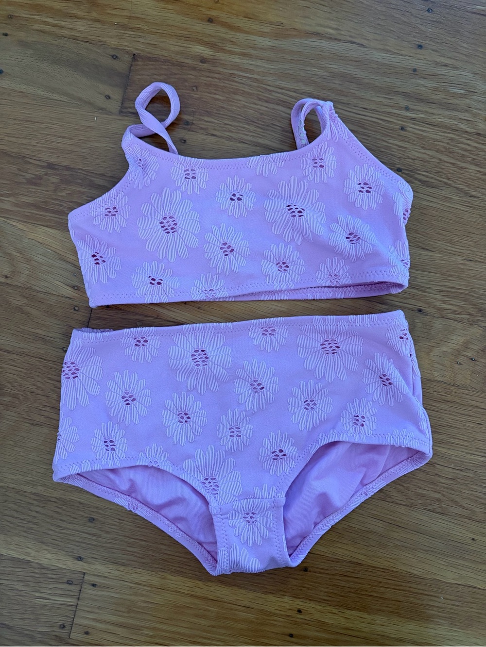 GAP Pink Floral Girls' Two-Piece Bikini Set